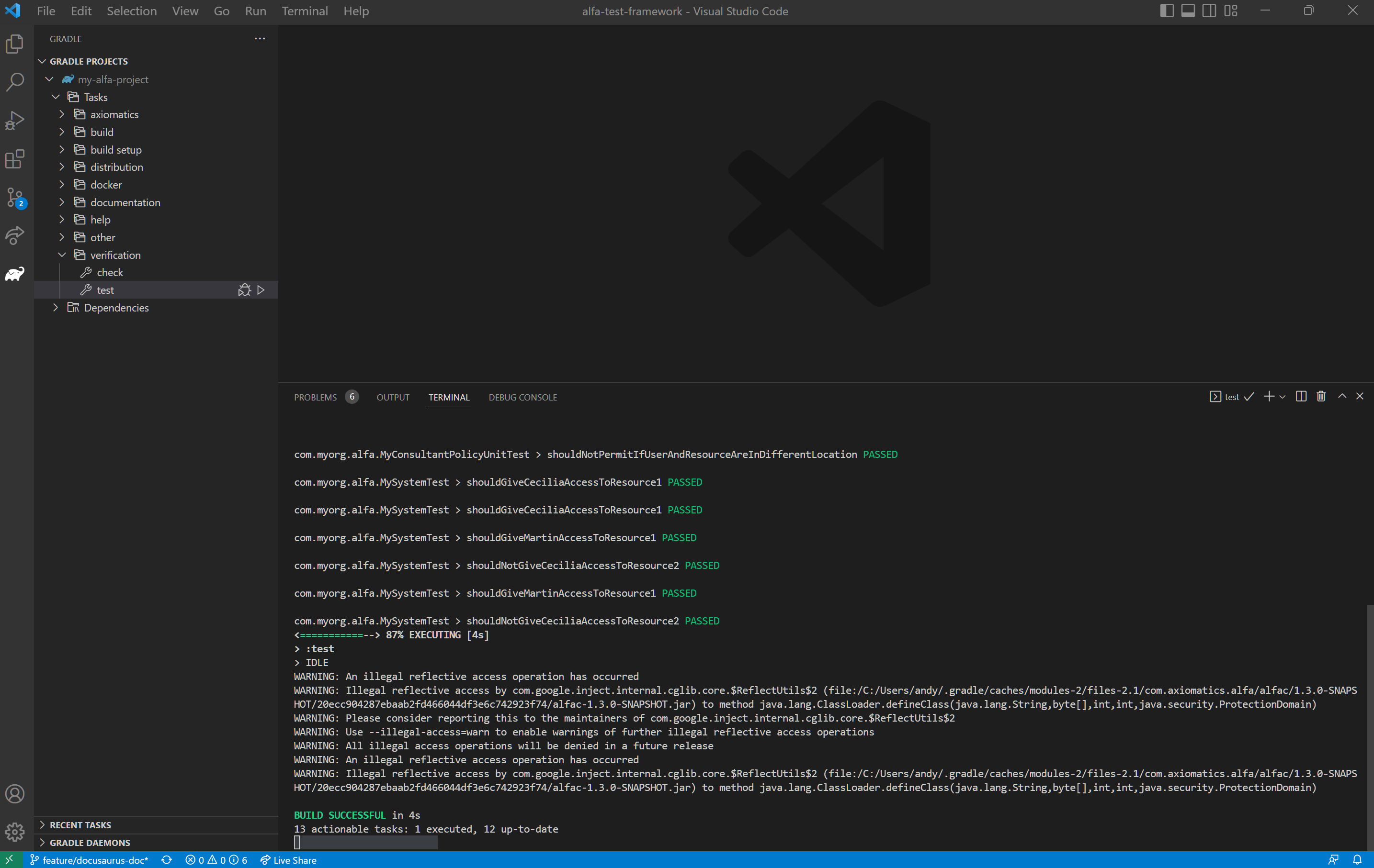 Testing in Visual Studio Code